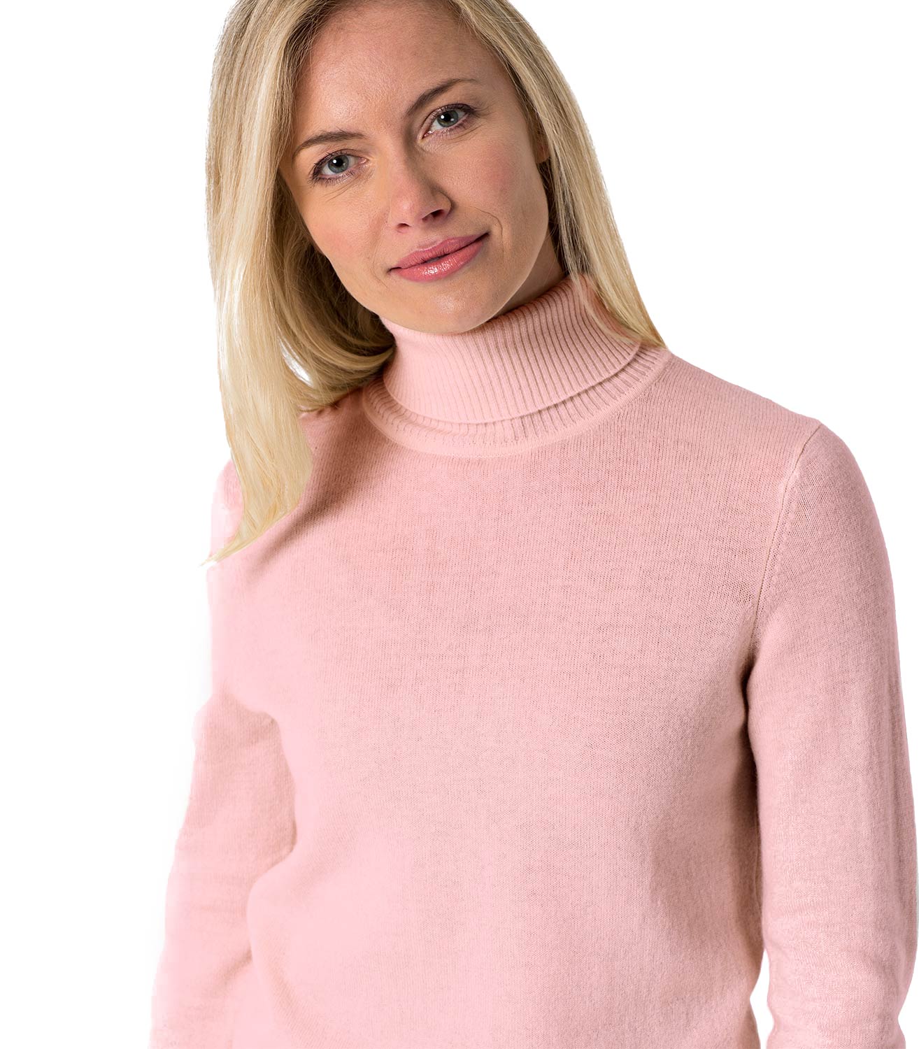 ladies cotton polo neck sweaters