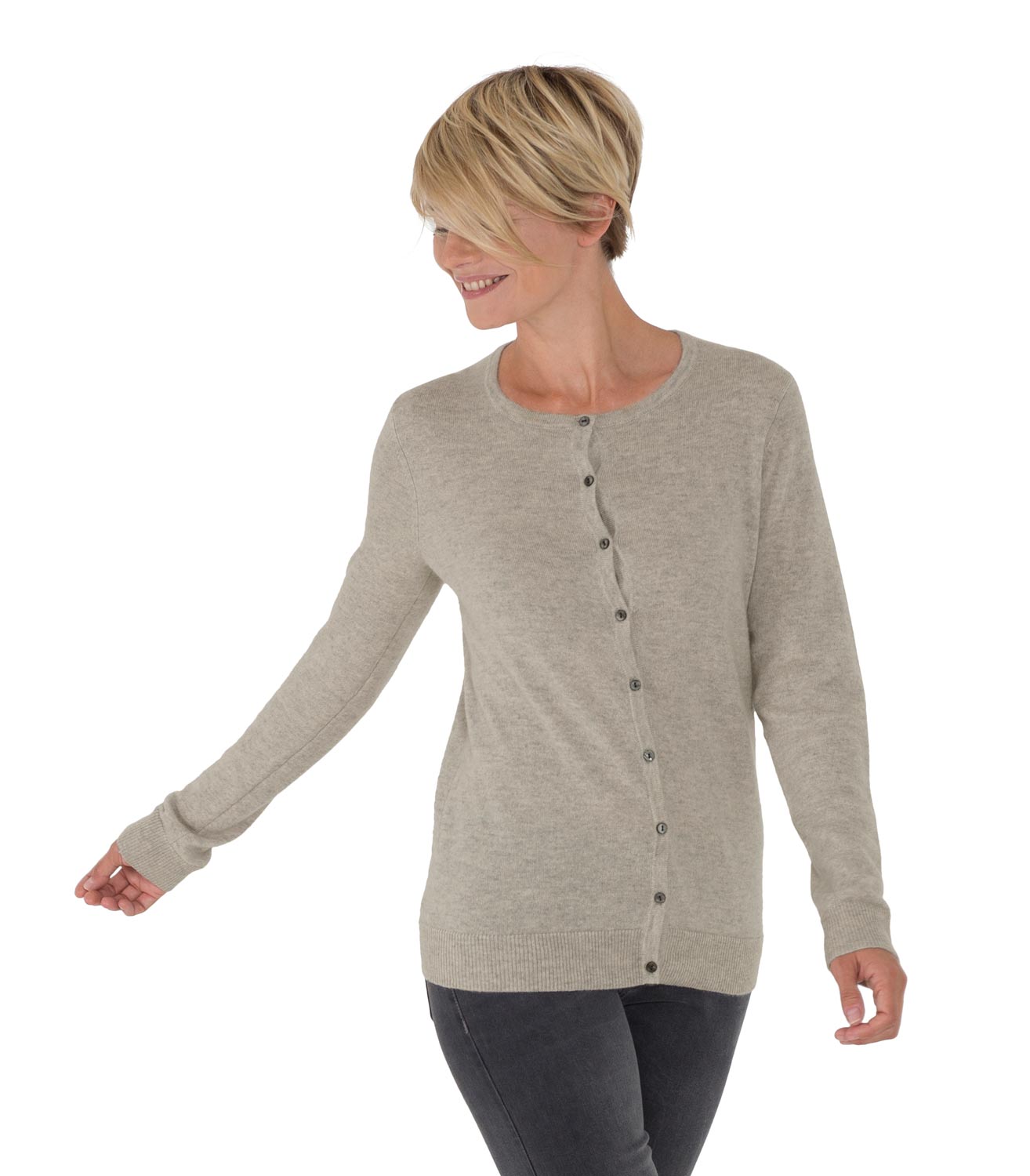 Woolovers Womens New Cashmere Crew Neck Jumper Classic Ladies Top Cardigan Ebay