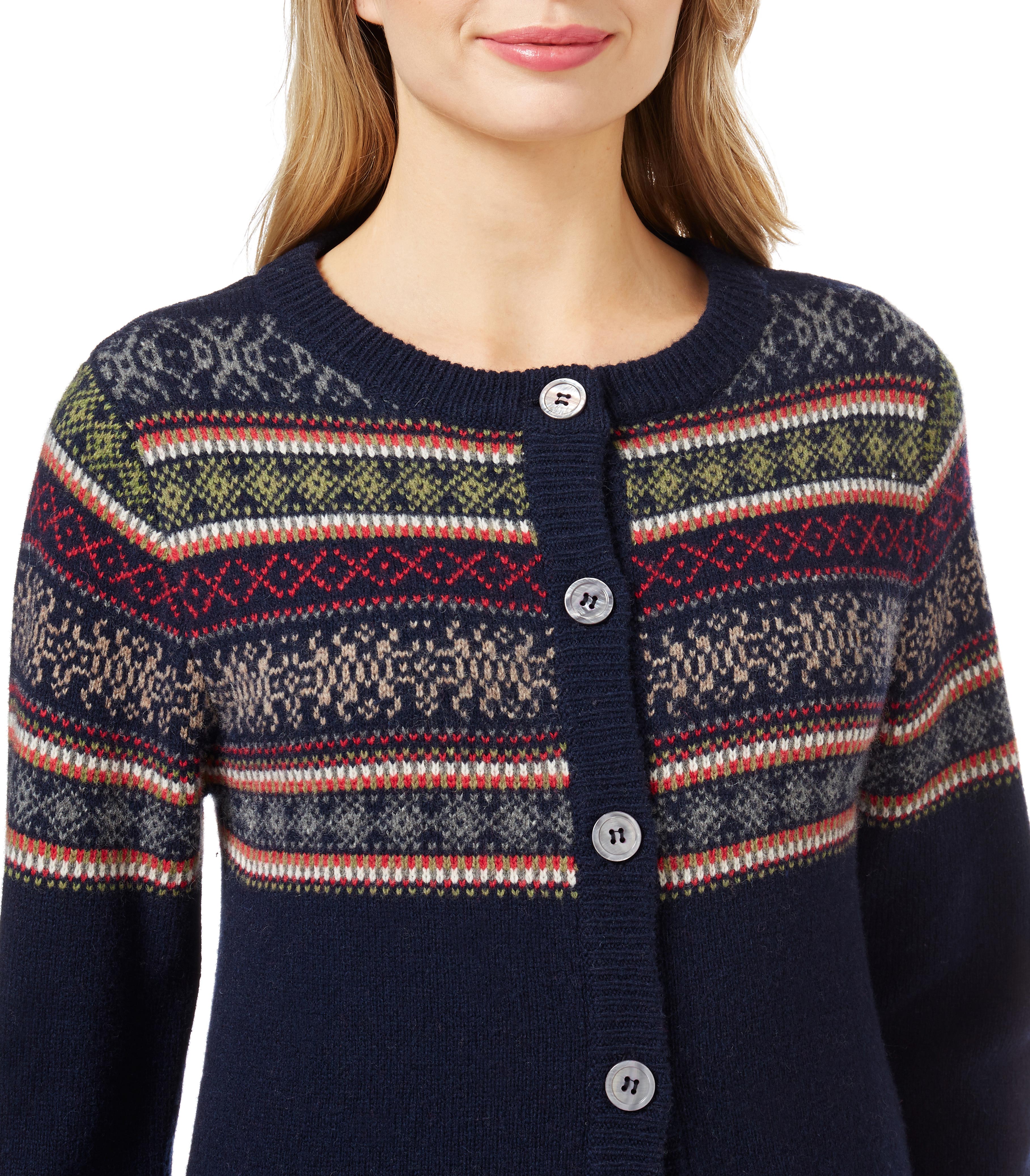 fair isle long sleeve shirt